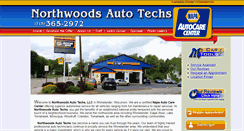 Desktop Screenshot of northwoodsautotechs.com
